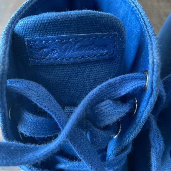 Dr. Martens Blue Canvas Boots - Picture 6 of 6